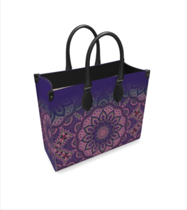 ModFlower Open Tote - Purple (2sizes)