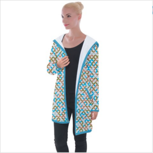 70s Vibe Longline Hooded Cardigan (6 Colors) (XS - 3XL)