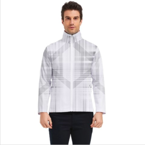 Big Plaid High Collar Bomber Jacket XS - 5XL (5 Colors)